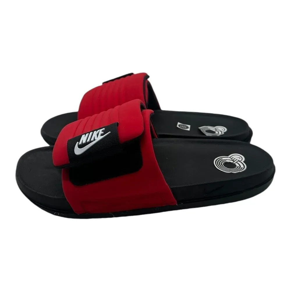 NIKE Men's Offcourt‎ Adjust Slide University Red-White-Black DQ9624-600 Size 10